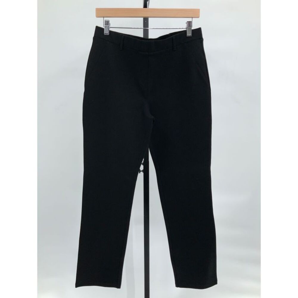 NWT Quince Black Ponte Ultra Stretch Straight Leg Pants - 30 inch inseam